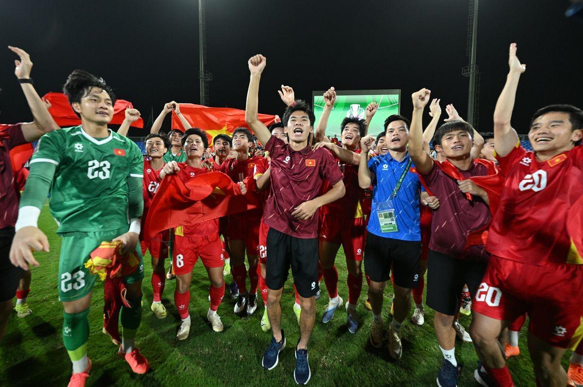 电竞世界杯-5胜1负，越南U23本届亚洲杯仅输给中国U23，打进10球丢5球